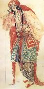 Charles Ricketts Projef de costume pour la Piece Judith (1919) aquarelle monogrammee (mk32) oil painting